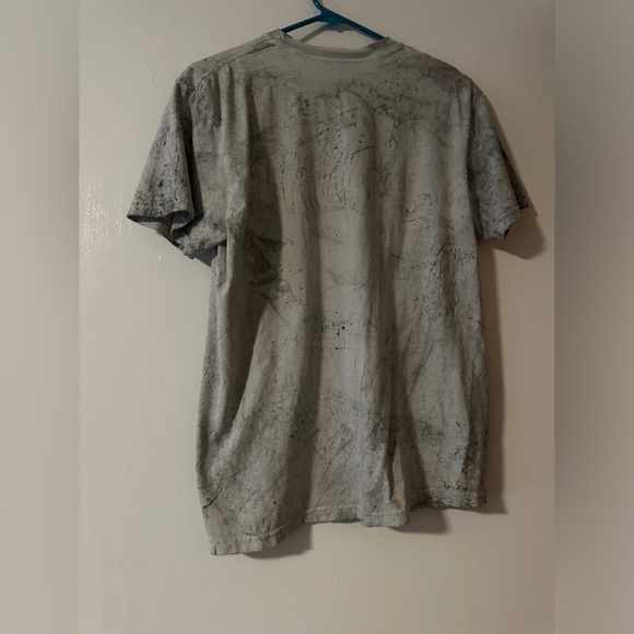 ROLLING STONES SHORTSLEEVE T-SHIRT IN WASHED SMOKE GREY size medium - Picture 5 of 5